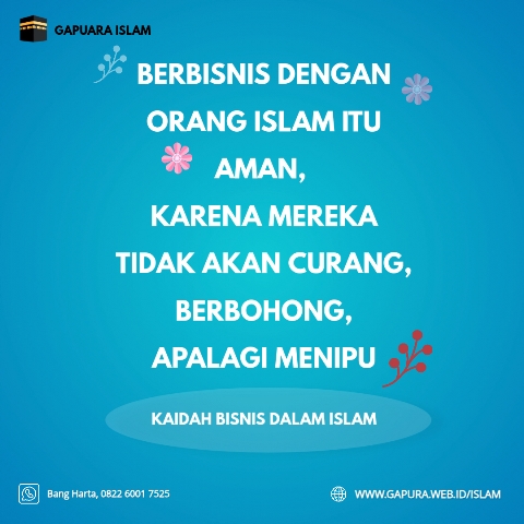 Kaidah Bisnis Dalam Islam