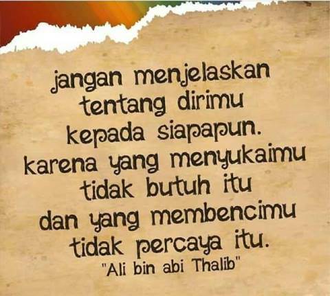 Quote Sayidina Ali bi Abi Thalib ra